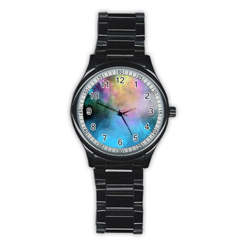 Smokescreen Stainless Steel Round Watch from ArtsNow.com Front