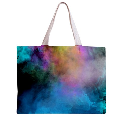 Smokescreen Zipper Mini Tote Bag from ArtsNow.com Front