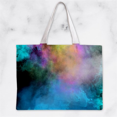 Smokescreen Zipper Mini Tote Bag from ArtsNow.com Back