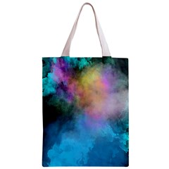 Smokescreen Zipper Classic Tote Bag from ArtsNow.com Back