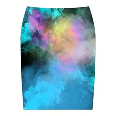 Smokescreen Midi Wrap Pencil Skirt from ArtsNow.com Back