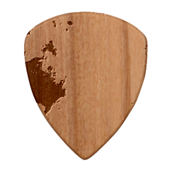 Smokescreen Guitar Shape Wood Guitar Pick Holder Case And Picks Set from ArtsNow.com Pick