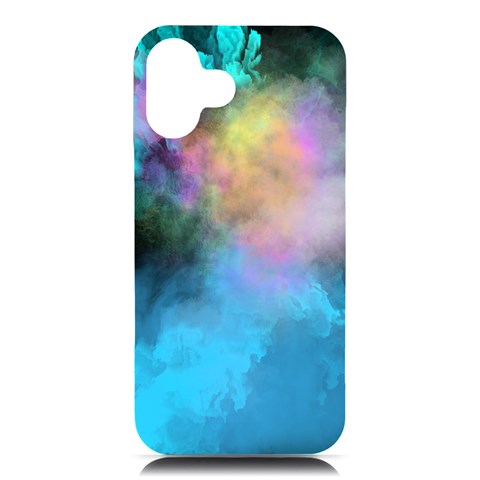 Smokescreen iPhone 16 Plus Black UV Print PC Hardshell Case from ArtsNow.com Front