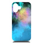 Smokescreen iPhone 16 Plus Black UV Print PC Hardshell Case