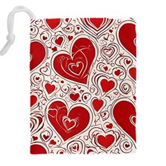 Be My Valentine Drawstring Pouch (4XL) from ArtsNow.com Back