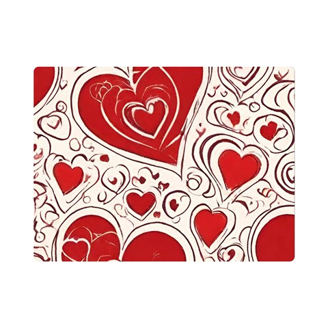 Be My Valentine Premium Plush Fleece Blanket (Mini) from ArtsNow.com 35 x27  Blanket Front