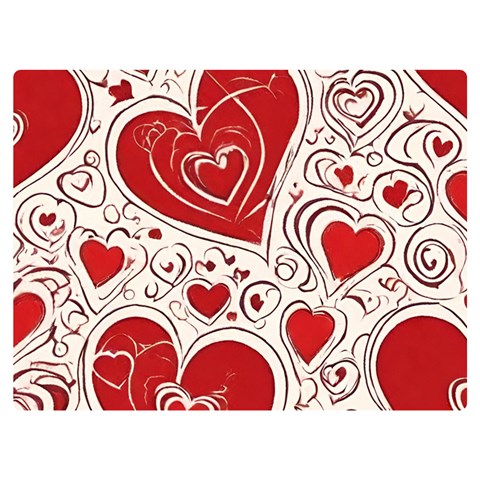 Be My Valentine Premium Plush Fleece Blanket (Extra Small) from ArtsNow.com 40 x30  Blanket Front