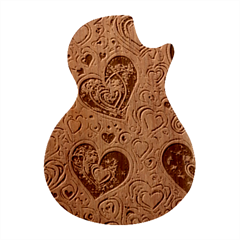 Be My Valentine Guitar Shape Wood Guitar Pick Holder Case And Picks Set from ArtsNow.com Front