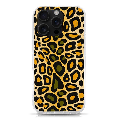 Leopard One iPhone 16 Pro TPU UV Print Case from ArtsNow.com Front