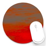 Crimson Skys Round Mousepad