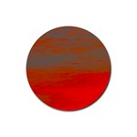 Crimson Skys Rubber Coaster (Round)