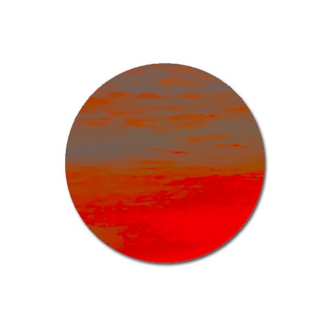 Crimson Skys Magnet 3  (Round) from ArtsNow.com Front