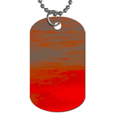 Crimson Skys Dog Tag (One Side) from ArtsNow.com Front