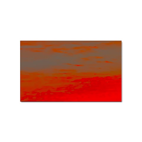 Crimson Skys Sticker Rectangular (100 pack) from ArtsNow.com Front