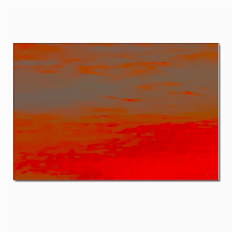 Crimson Skys Postcard 4 x 6  (Pkg of 10) from ArtsNow.com Front