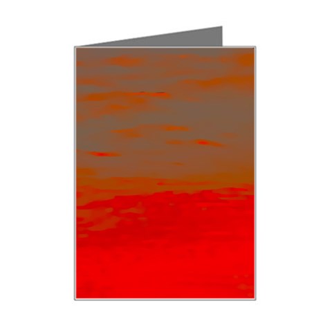 Crimson Skys Mini Greeting Card from ArtsNow.com Left