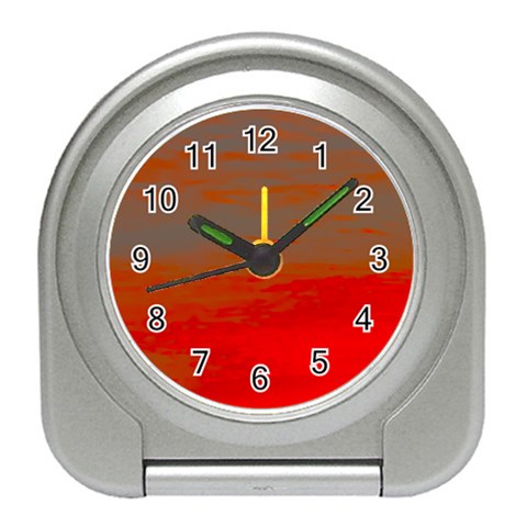 Crimson Skys Travel Alarm Clock from ArtsNow.com Front