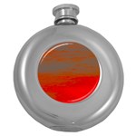 Crimson Skys Round Hip Flask (5 oz)