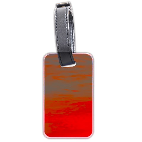 Crimson Skys Luggage Tag (two sides) from ArtsNow.com Front