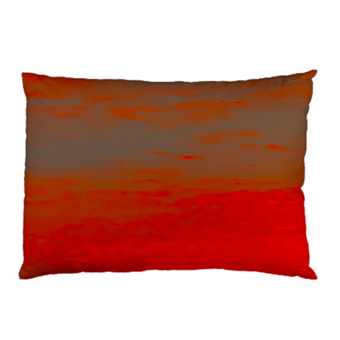 Crimson Skys Pillow Case (Two Sides) from ArtsNow.com Front