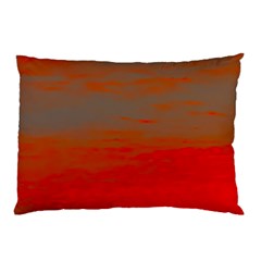 Crimson Skys Pillow Case (Two Sides) from ArtsNow.com Back