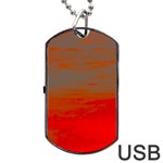 Crimson Skys Dog Tag USB Flash (One Side)