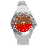 Crimson Skys Round Plastic Sport Watch (L)