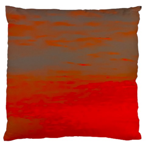 Crimson Skys Large Cushion Case (Two Sides) from ArtsNow.com Front