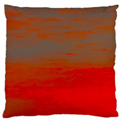 Crimson Skys Large Cushion Case (Two Sides) from ArtsNow.com Front