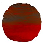 Crimson Skys Large 18  Premium Round Cushions