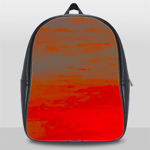 Crimson Skys School Bag (XL) from ArtsNow.com Front