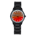 Crimson Skys Stainless Steel Round Watch