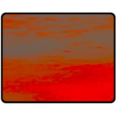 Crimson Skys Two Sides Fleece Blanket (Medium) from ArtsNow.com 58.8 x47.4  Blanket Front