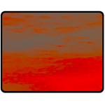 Crimson Skys Two Sides Fleece Blanket (Medium)