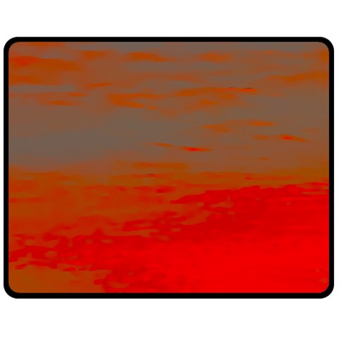 Crimson Skys Two Sides Fleece Blanket (Medium) from ArtsNow.com 58.8 x47.4  Blanket Back