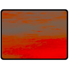 Crimson Skys Two Sides Fleece Blanket (Large) from ArtsNow.com 80 x60  Blanket Front