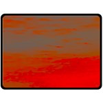 Crimson Skys Two Sides Fleece Blanket (Large)