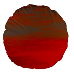 Crimson Skys Large 18  Premium Flano Round Cushions