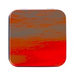 Crimson Skys Square Metal Box (Black)