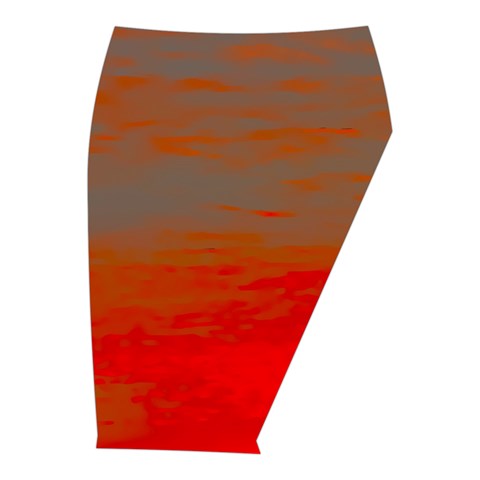 Crimson Skys Midi Wrap Pencil Skirt from ArtsNow.com  Front Right 