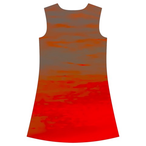 Crimson Skys Kids  Short Sleeve Velvet Dress from ArtsNow.com Back