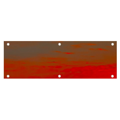 Crimson Skys Banner and Sign 6  x 2  from ArtsNow.com Front