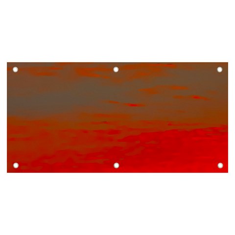 Crimson Skys Banner and Sign 6  x 3  from ArtsNow.com Front