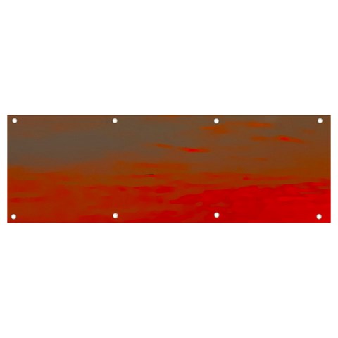 Crimson Skys Banner and Sign 9  x 3  from ArtsNow.com Front