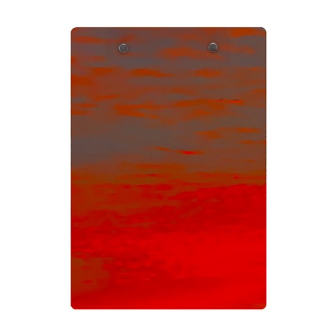 Crimson Skys A5 Acrylic Clipboard from ArtsNow.com Back