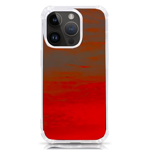 Crimson Skys iPhone 14 Pro TPU UV Print Case from ArtsNow.com Front