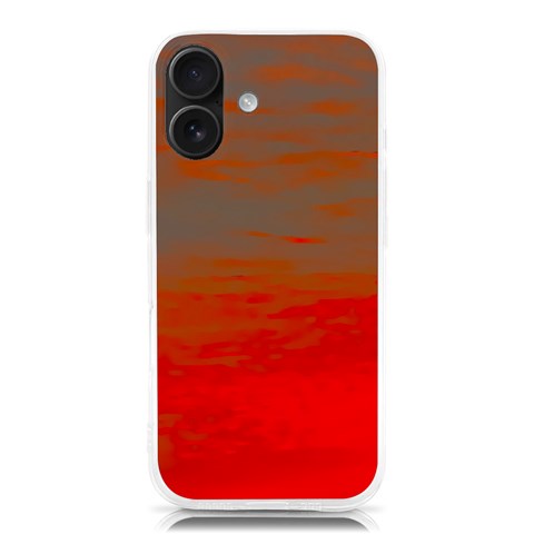 Crimson Skys iPhone 16 TPU UV Print Case from ArtsNow.com Front