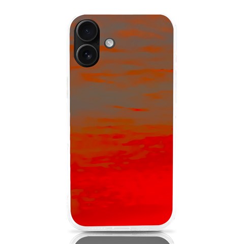 Crimson Skys iPhone 16 Plus TPU UV Print Case from ArtsNow.com Front