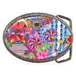 Cabbage Flower Abstract Belt Buckles