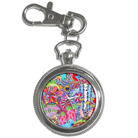 Cabbage Flower Abstract Key Chain Watches from ArtsNow.com Front